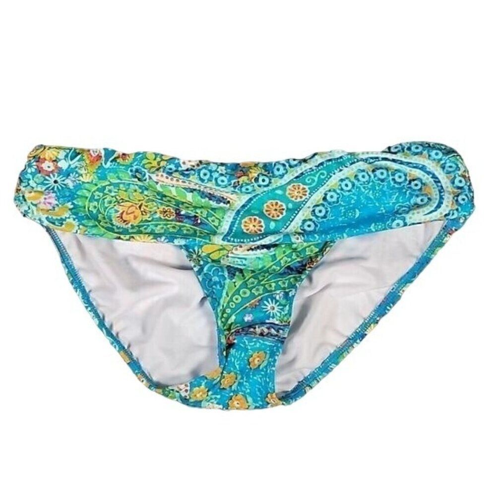 Lauren Ralph Lauren Printed Hipster Bikini Bottoms Sz 4